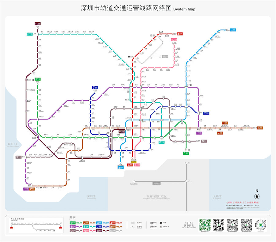 深圳地鐵路線圖