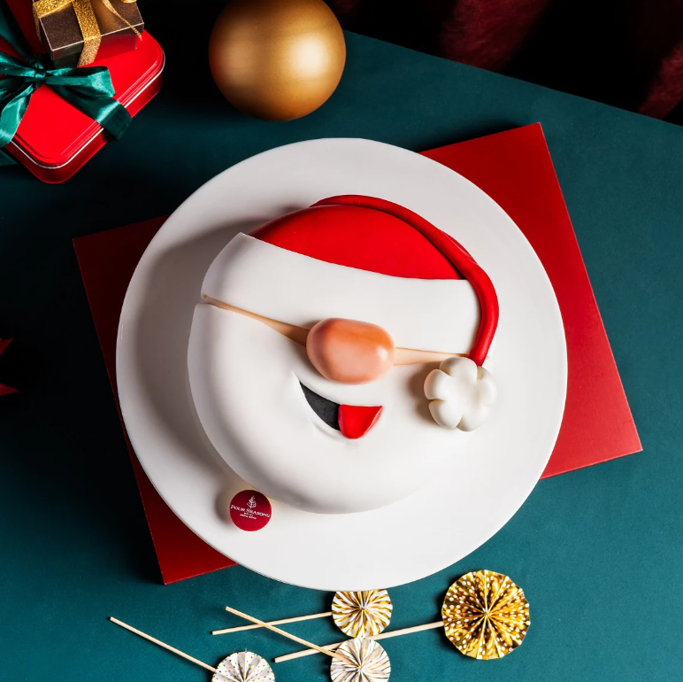香港四季酒店聖誕老人車厘子雲呢拿糖霜蛋糕